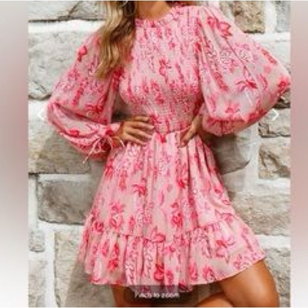 Floral Pink Dress